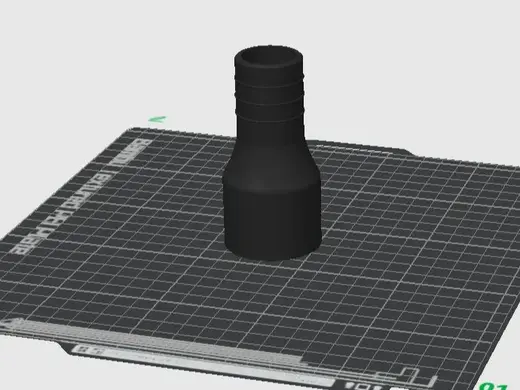 Hose adaptor 40mm to 32mm Reich water in let
