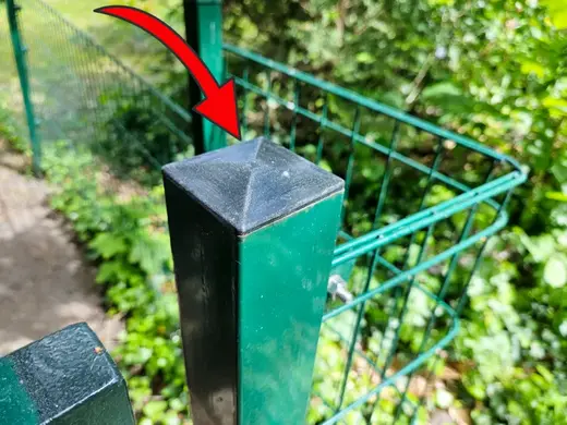 Abdeckkappe für Zaunpfosten 60mm Pfostenkappe
