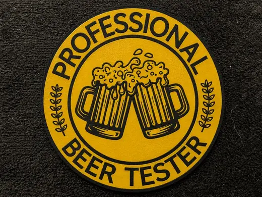 Beer Fridge Magnet / Sign - Beer Tester