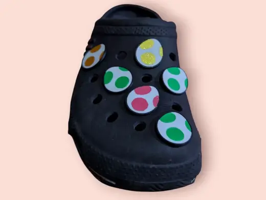 Charms Yoshi egg pin for CROCS