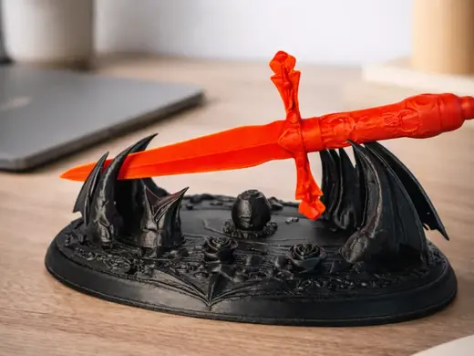 Powerless Dagger with a Gothic Stand