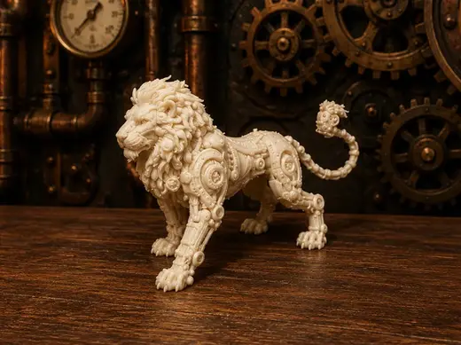 Lion - Steampunk - Animal - Africa - Zoo