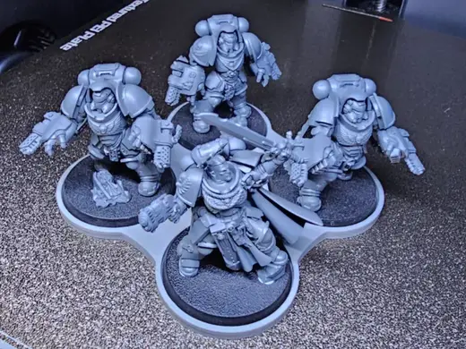 WH40k squad movement tray 3x40mm + Leader