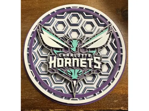 Charlotte Hornets Dimensional Mosaic