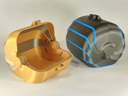 Armadillo Snack Box (print-in-place)