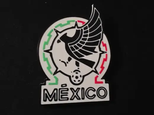 Mexico National Fútbol Team Logo Pin
