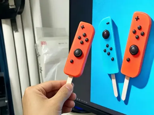 Switch红蓝手柄冰棍小摆件——红手柄