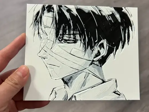 Levi Ackerman Attack on Titan Chroma Canvas 利威尔战损版