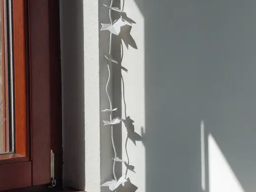 Cable leaves decoration