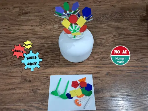 Creative Flower Toy That Prepares School Skills