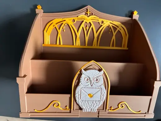 Owl Letter Organizer – 2 Compartments, No AMS