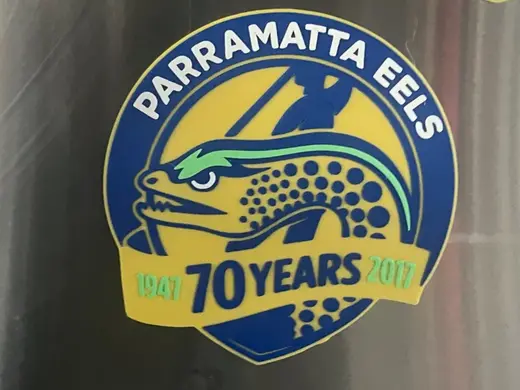 Parramatta Eels 70 Years Anniversary Logo