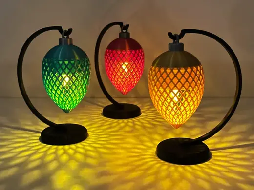 Christmas Ornament - Meshed Cone