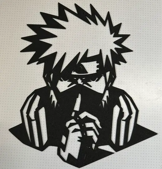 Kakashi LineArt WallArt