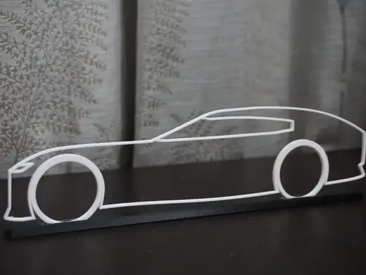Jaguar Concept Body Desk Art