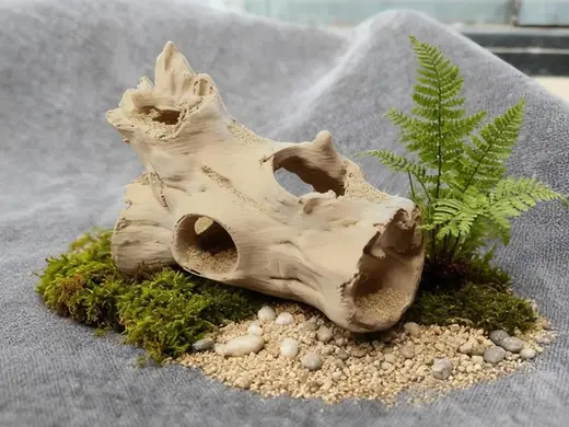 微景观造景 枯木树洞 摆件 躲避屋