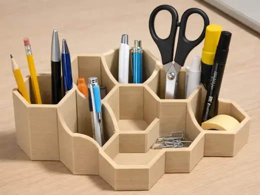 Honeycomb office organizer