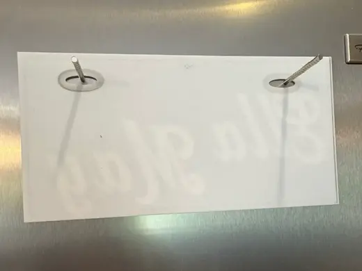 blank car license plate