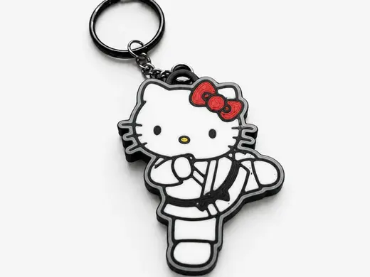 Hello Kitty Martial Arts keychain