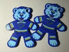 St. Louis Blues mascot Louie Blue Flexi-Keychain