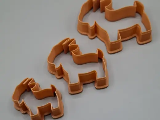 Goat Cutter Farm Animal Goat Shape Cookie & Clay