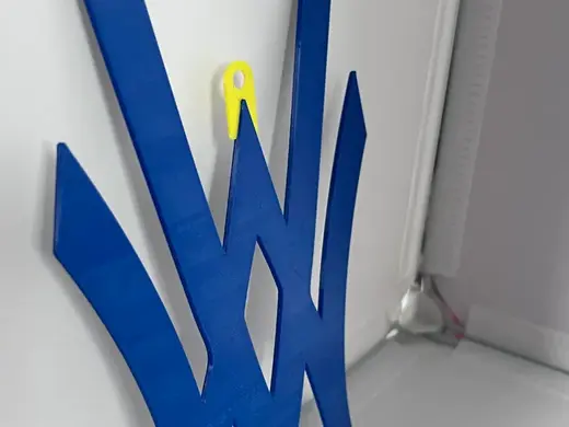 WVU Baseball Hype Chain Pendant