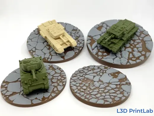 Mini Tank Terrain Pack#1 By L3D PrintLab