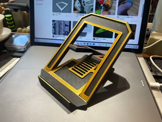 一体打印可活动折叠平板支架 Tablet holder ipad支架 笔记本支架 折叠支架