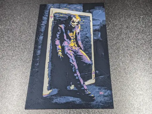 Joker #2 HueForge with frame