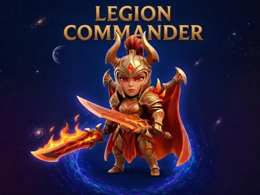 DOTA 2 LEGION COMMANDER ARCANA CHIBI STYLE