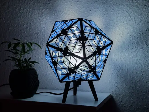 IcoFlux - A Fully 3D Printed Lamp!