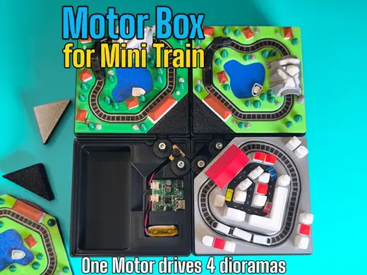 Motor Box - Mini Train Dioramas