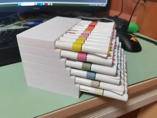 多乐绘丙烯马克笔水平位笔架(60色)