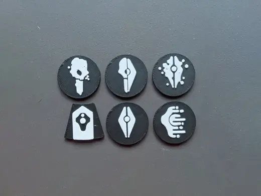 Kill Team Canoptek Circle Tokens