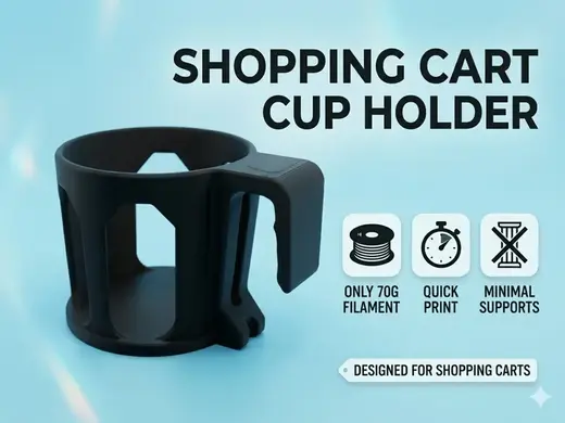 Shopping Cart Cup Holder