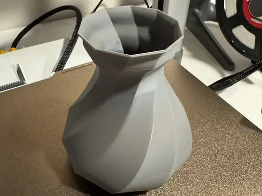 Twisty Vase With High Lip