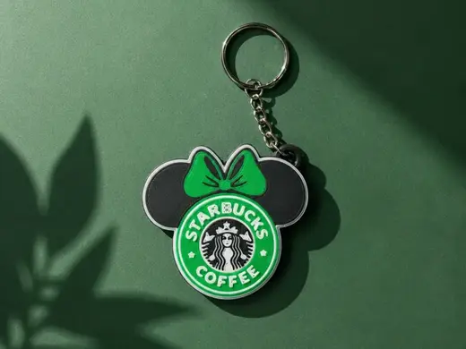 iconic Starbucks vibe, keychain