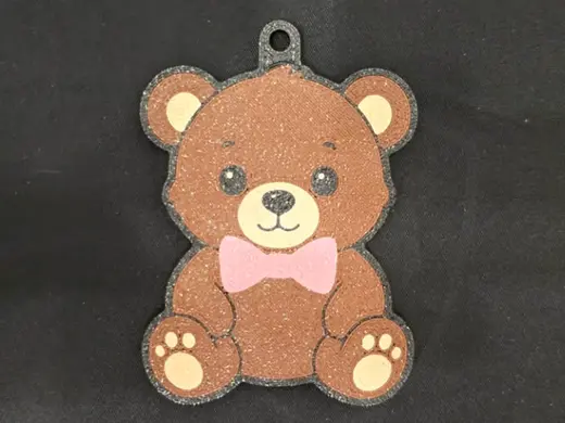 Cute Bear with Pink Bowtie 4-Colors