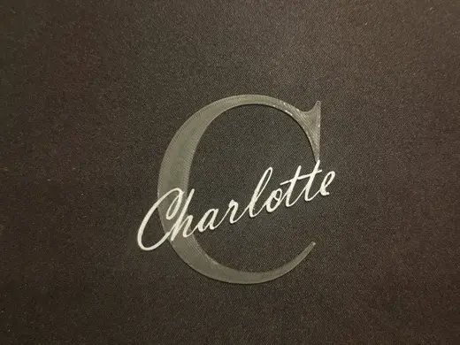 Door Name, Door Sign "Charlotte"2-Color, 6mm Thick