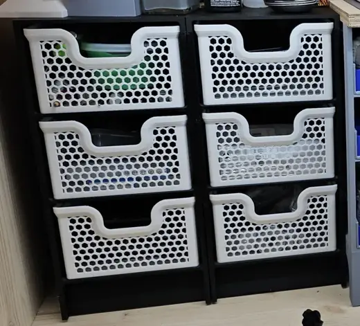 Stacking crate drawers