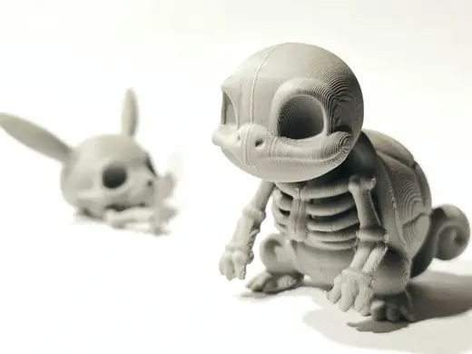 Squirtle Pokémon Skeleton – Fossilized Edition
