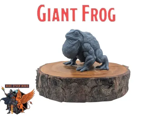 DnD TTRPG Giant Frog Miniature