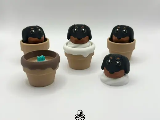 Ice Cream Buddy Clicker (dachshund)