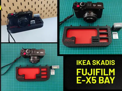 Fujifilm X-E5 (IKEA Skadis) Organizer