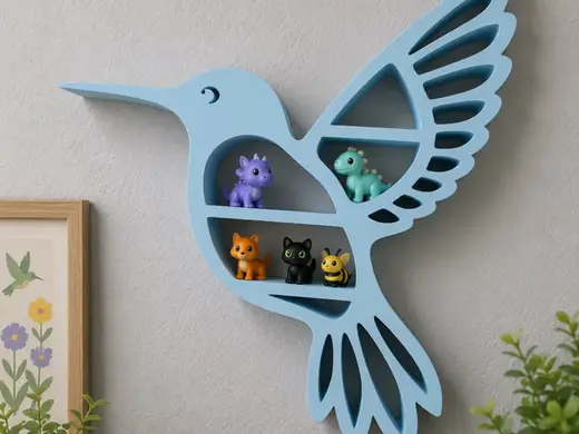 Hummingbird Scalable Kids or Decor Shelf