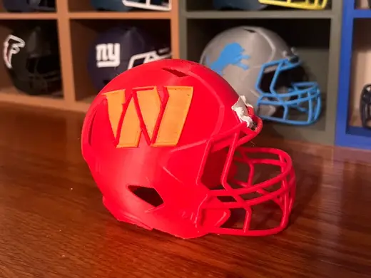 Washington Commanders Football Helmet