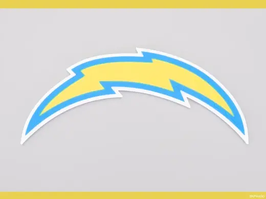 Los Angeles Chargers Plaque Scaled