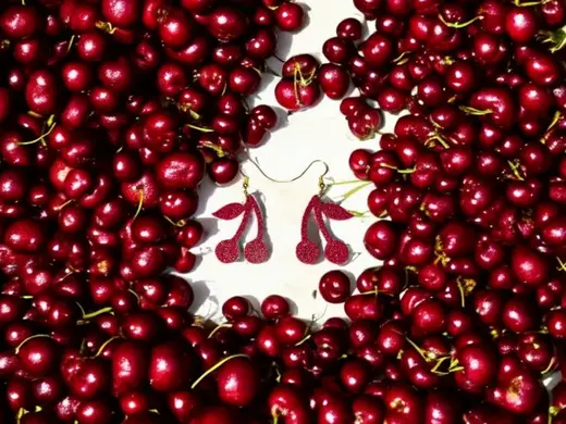 Cherries earrings