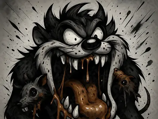 Taz Hueforge (Rat Fink Style)