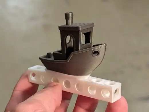 3DBenchy Mounted on STEMFIE Beam